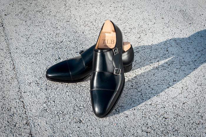 Artista Collection | Men's Leather Monk Strap shoes | TLB Mallorca