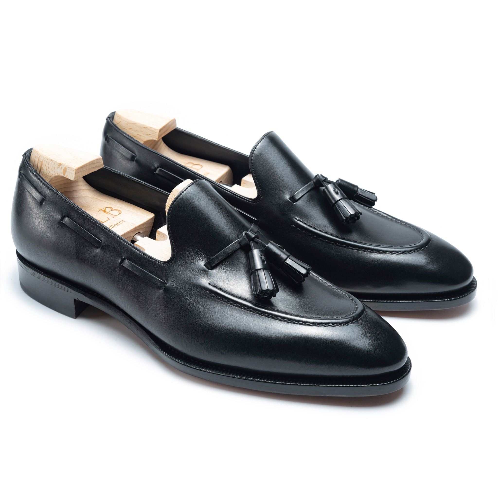 TLB Mallorca | Men's Leather loafers | Men's leather shoes | Modelo Goya  vegano black 286