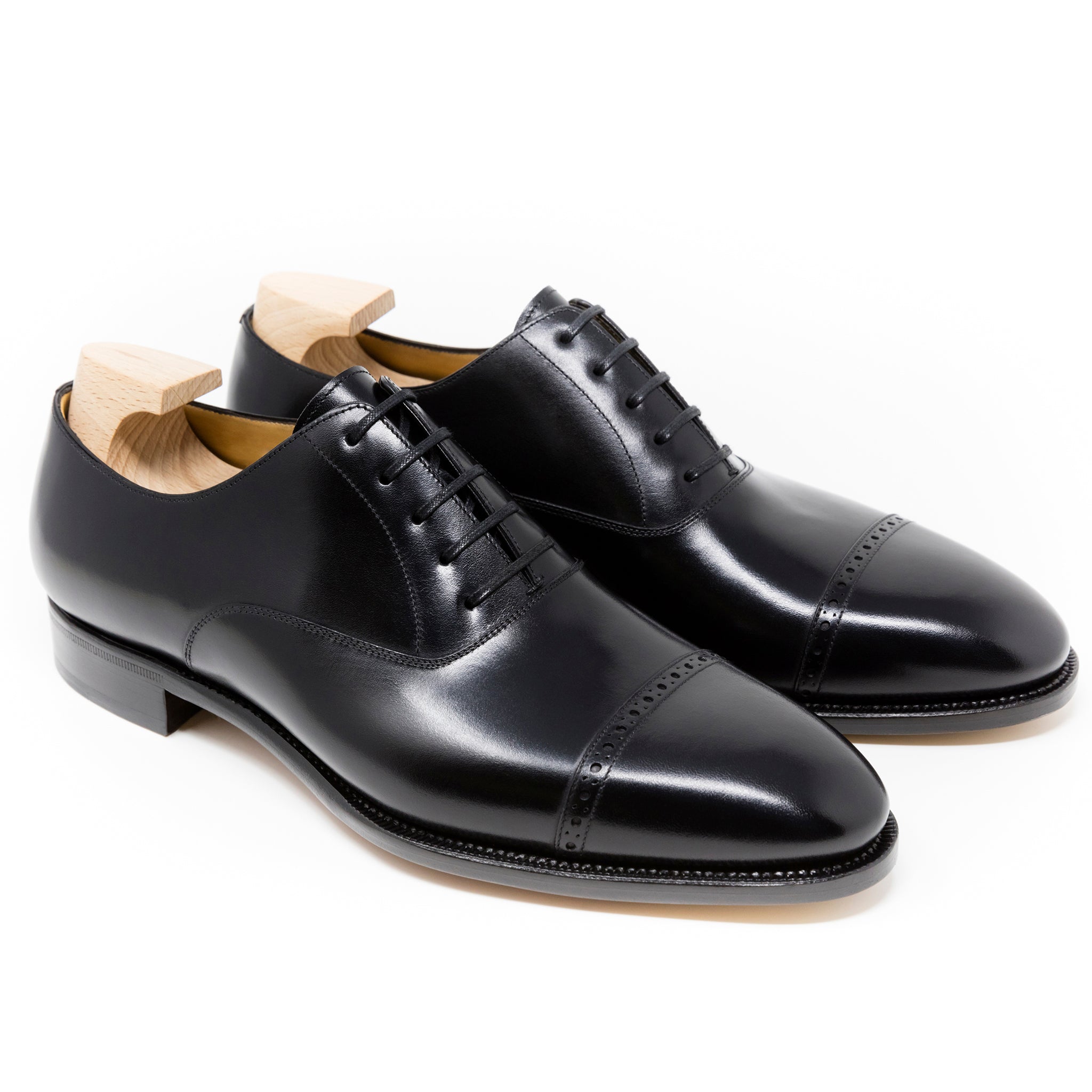 TLB Mallorca | Men's leather shoes | model Goya Boxcalf Black 113