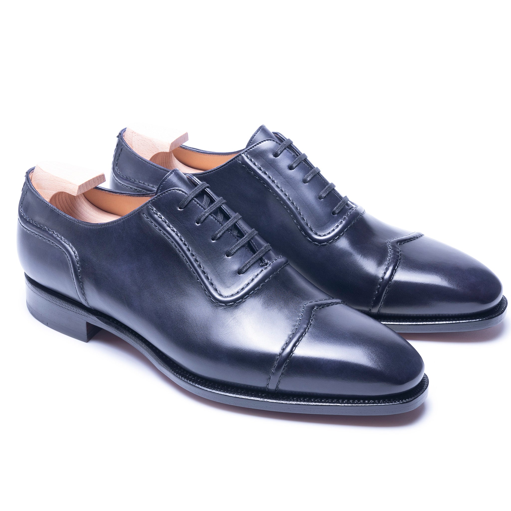 TLB Mallorca | Men's leather shoes | Oxford Shoes Artista Collection |  model Picasso vegano Navy 218