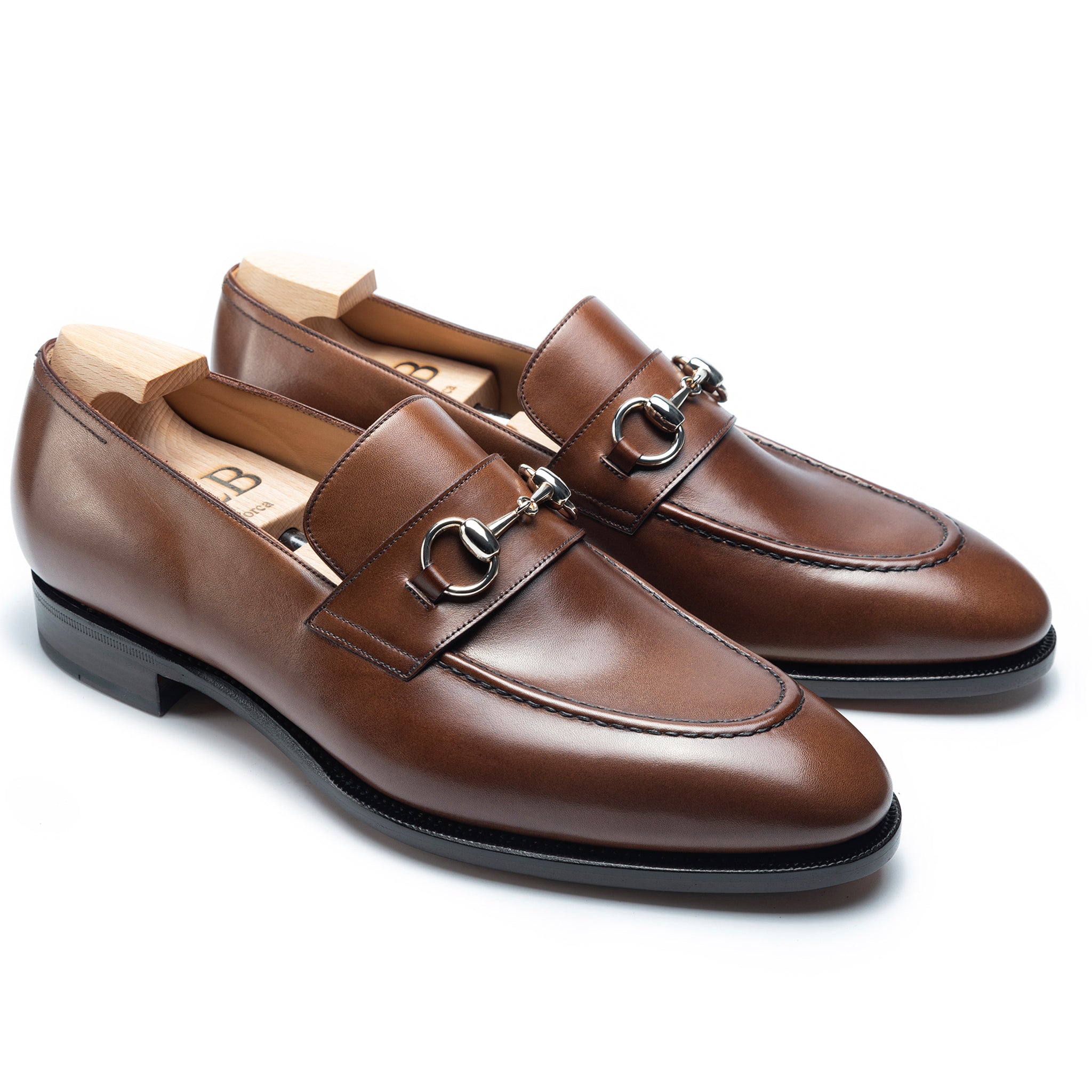 Ferragamo goya discount leather loafers