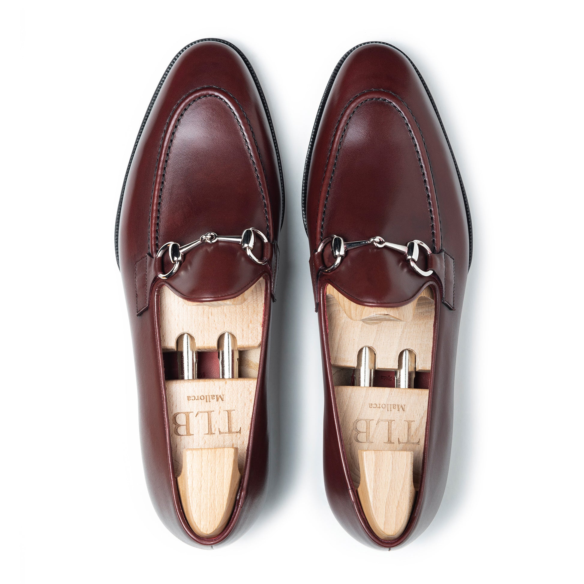 TLB Mallorca | Men's Leather loafers | Men's leather shoes | vegano burgundy 283