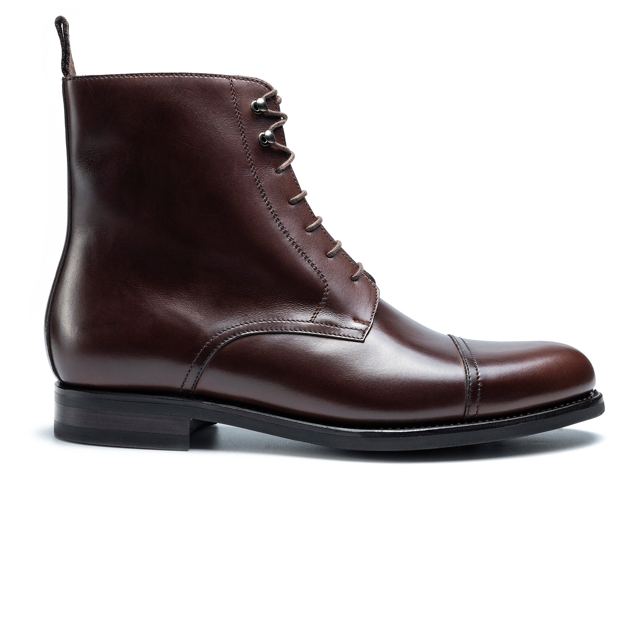 TLB Mallorca Boots Men s boots Quentin model 706 Madison last in Vegano dark brown color