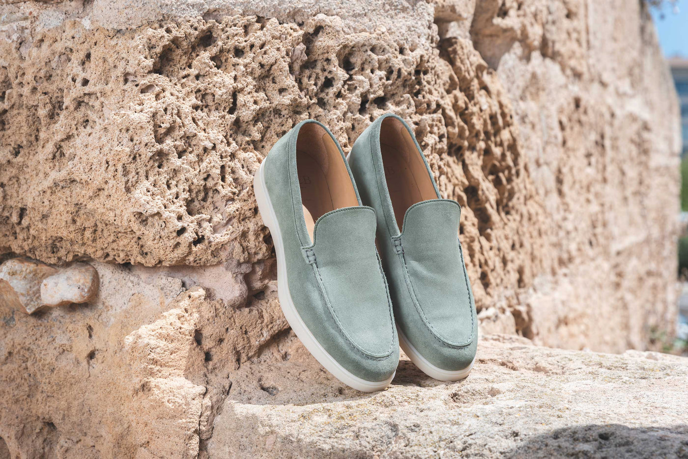 TLB Mallorca summer leather loafers 