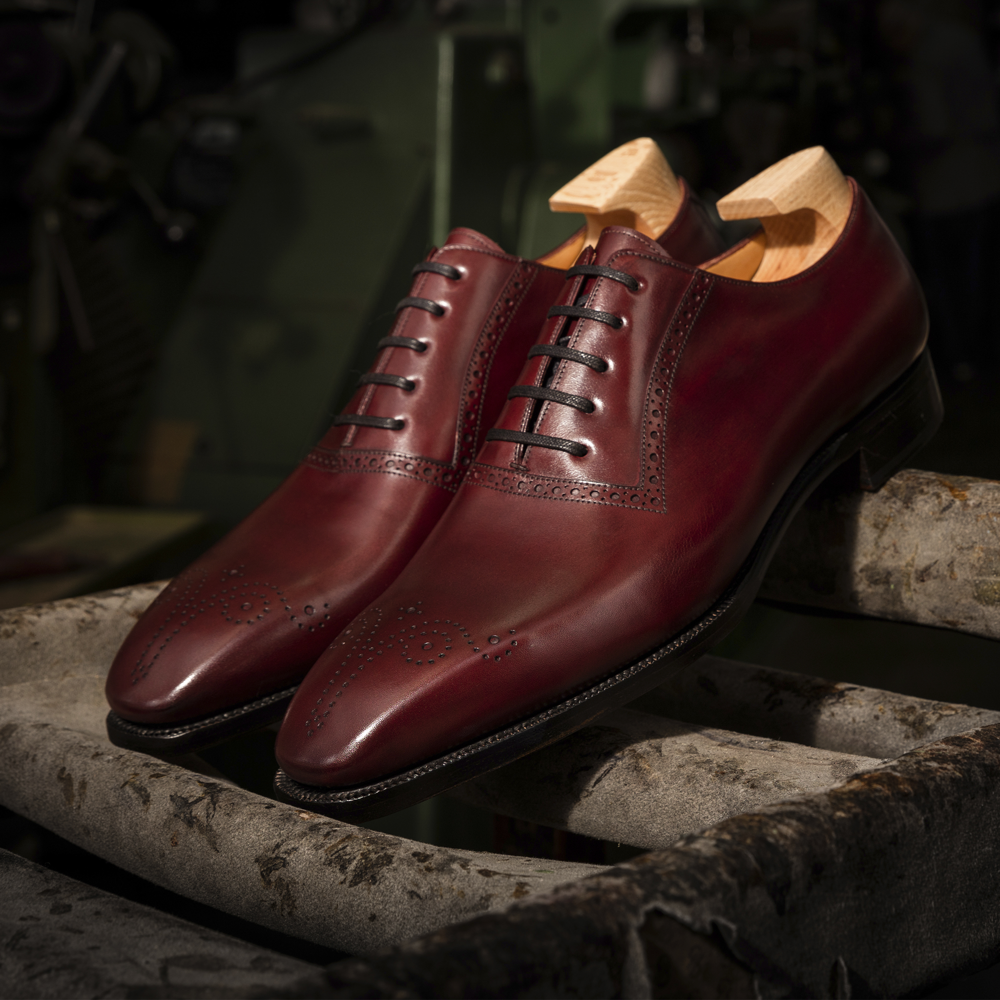 Stacy Adams Dunbar Burgundy Men's Oxford Shoe Red | 25064 601