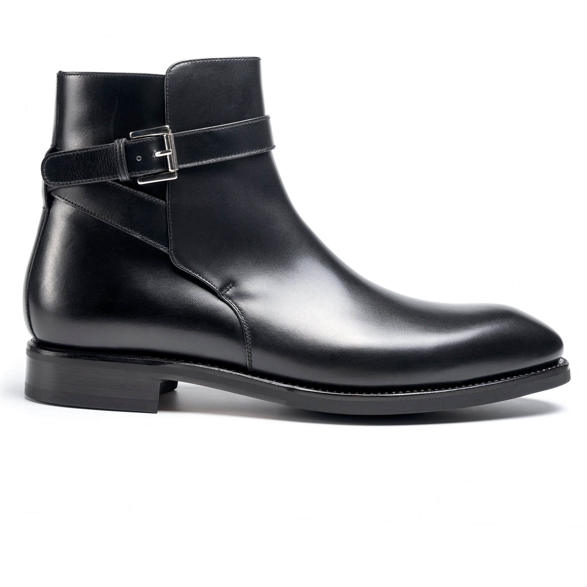 Black leather hotsell boots sale